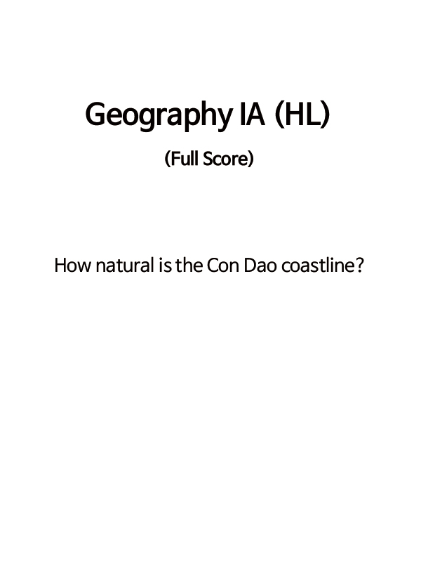 IA: Geography HL #2